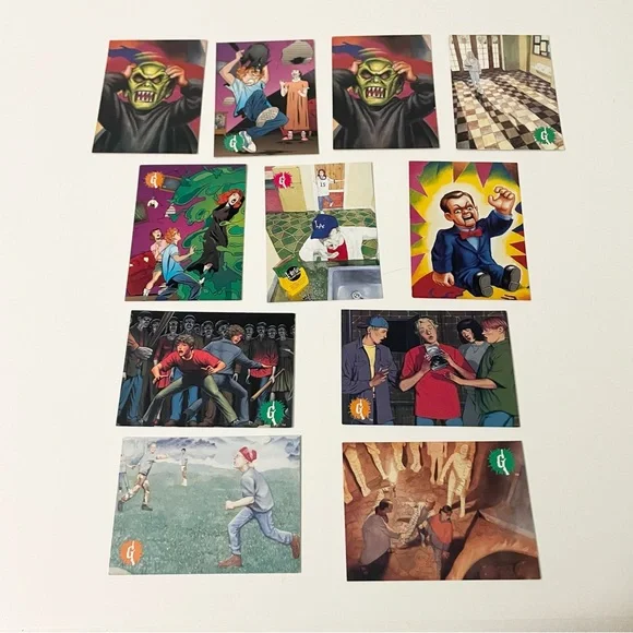 Vintage 1996 Topps Goosebumps Trading Cards Lot - R.L. Stine 90s - Picture 1 of 14